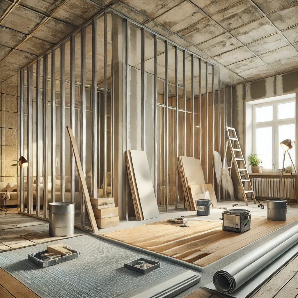 Travaux de plaquisterie et finitions intérieures DOMINDY RÉNOVATION